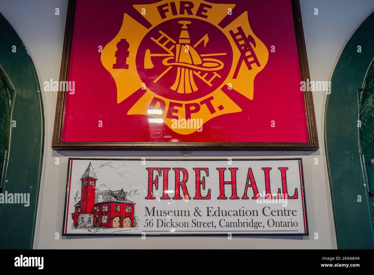 Cambridge fire hall museum, Cambridge, Ontario, Canada Stock Photo Alamy