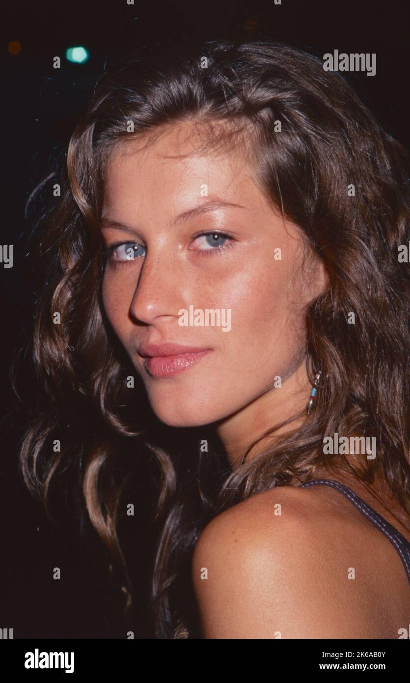 Gisele Bundchen at BCBG Max Azria Spring 2000 Collection in Bryant