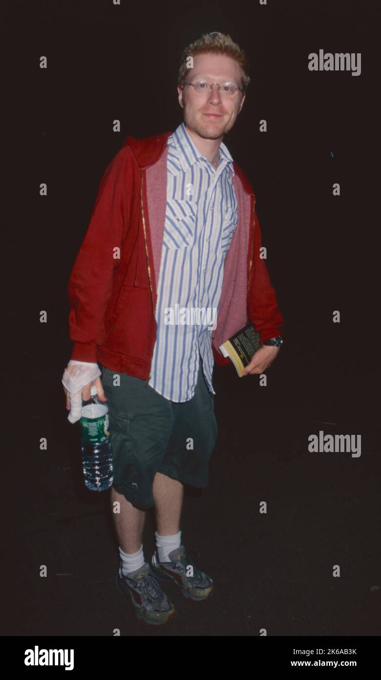Anthony Rapp at a performance of Chekhov's 'The Seagull' at Central Park's Delacorte Theater in New York City on August 15, 2001.  Photo Credit: Henry McGee/MediaPunch Stock Photo