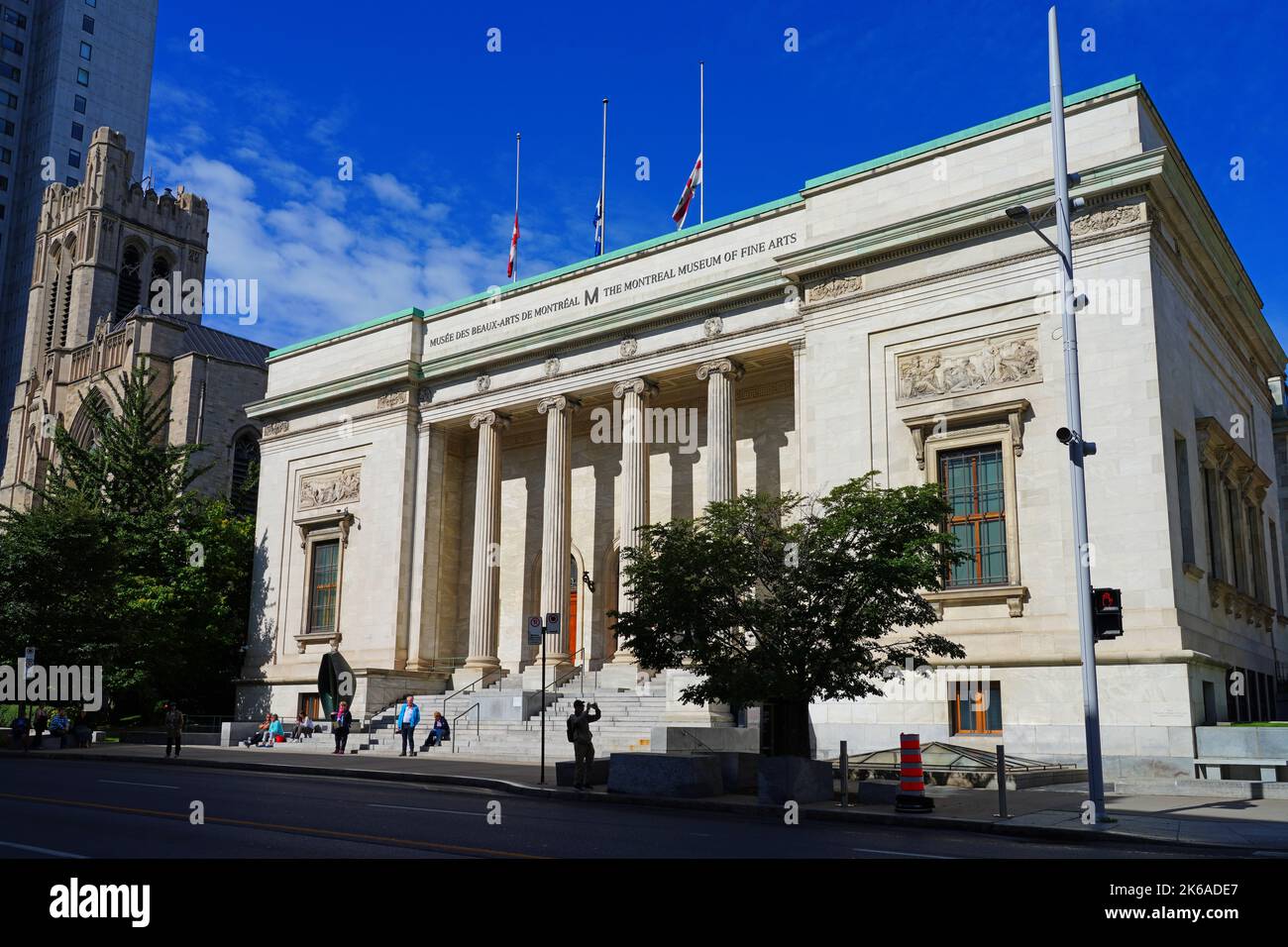 MONTREAL, CANADA 17 SEP 2022 View of Musee des BeauxArts de Montreal