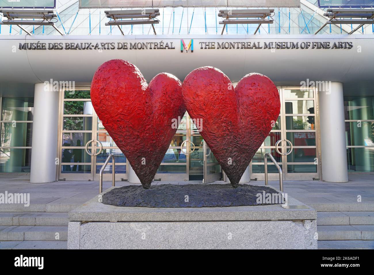 MONTREAL, CANADA 17 SEP 2022 View of Musee des BeauxArts de Montreal