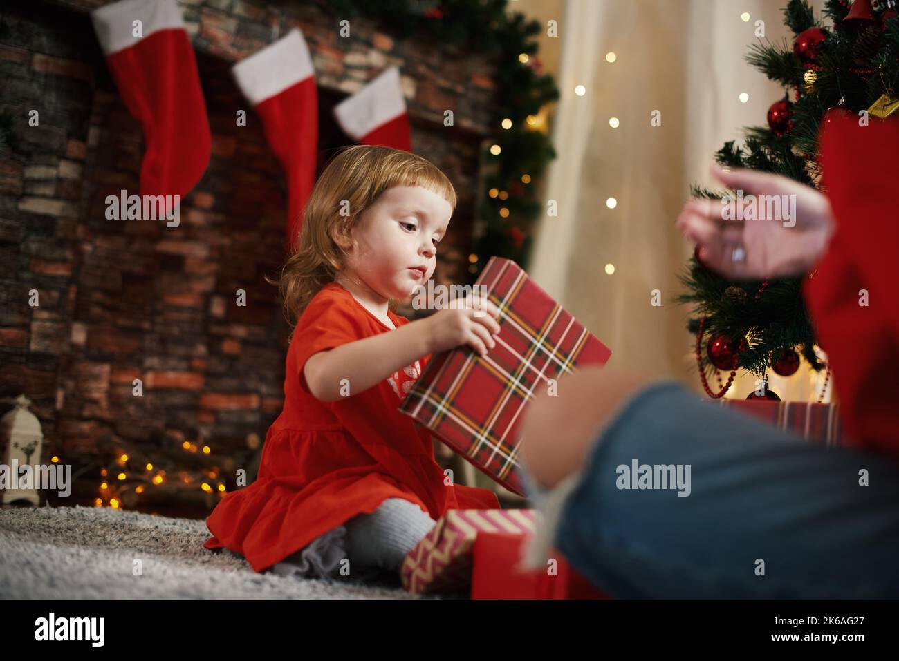 Giving to a family at christmas
