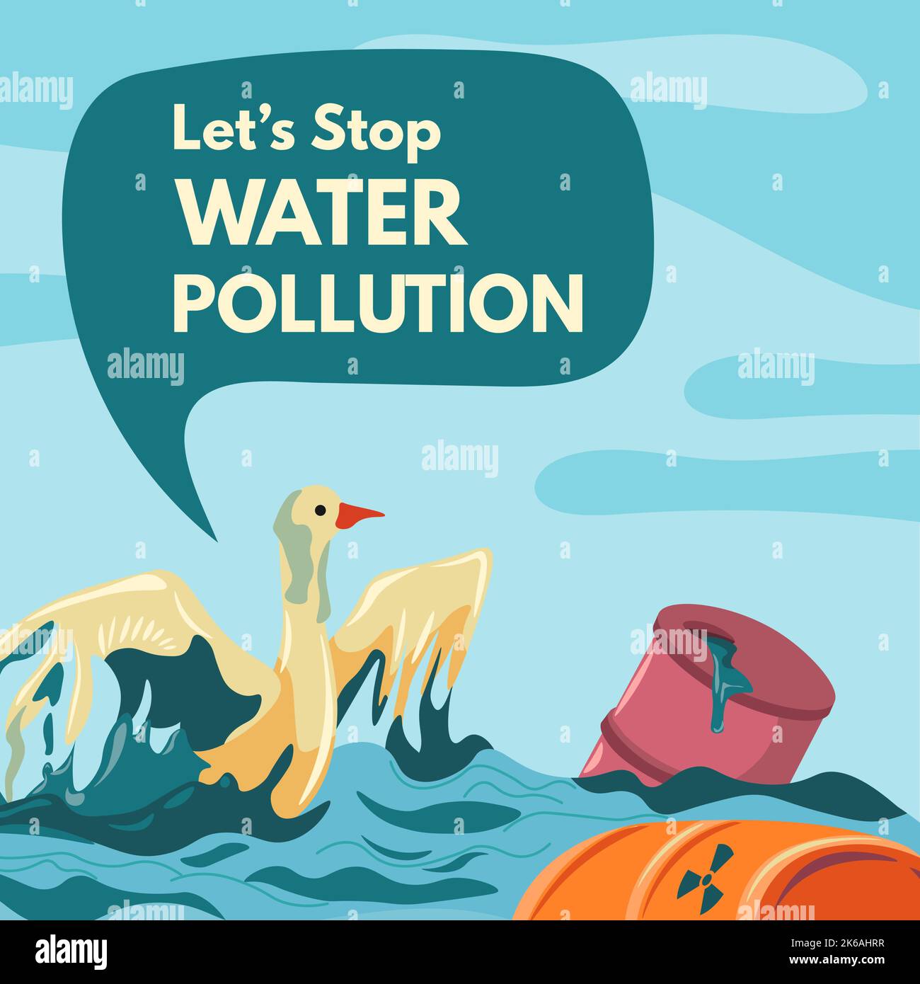 Save our seas stock vector images alamy