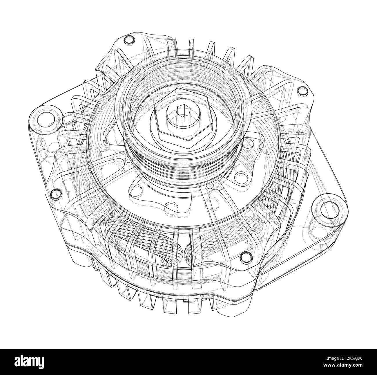 Car generator. Vector Stock Vector Image & Art Alamy