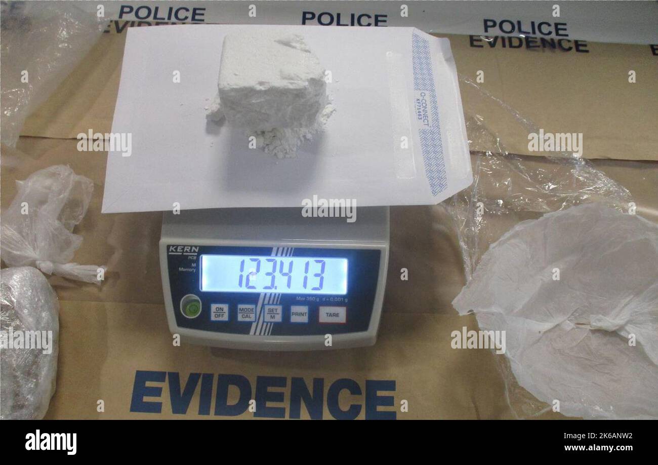 BEST QUALITY AVAILABLE Undated handout photo issued by Metropolitan Police of drugs seized during a week of action against county lines. Issue date: Thursday October 13, 2022. Stock Photo