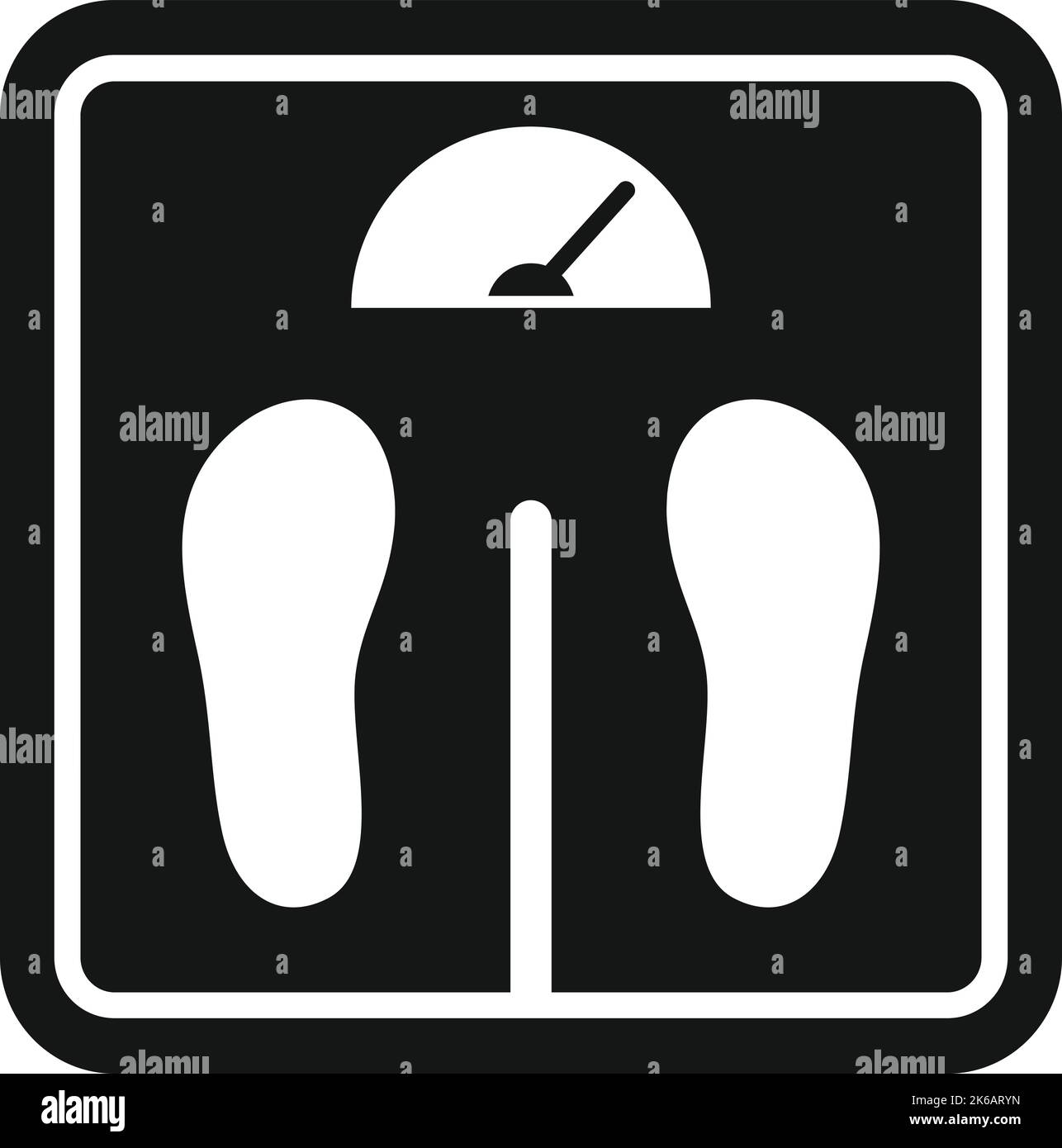Body scales icon simple vector. Diet food. Healthy nutrition Stock ...