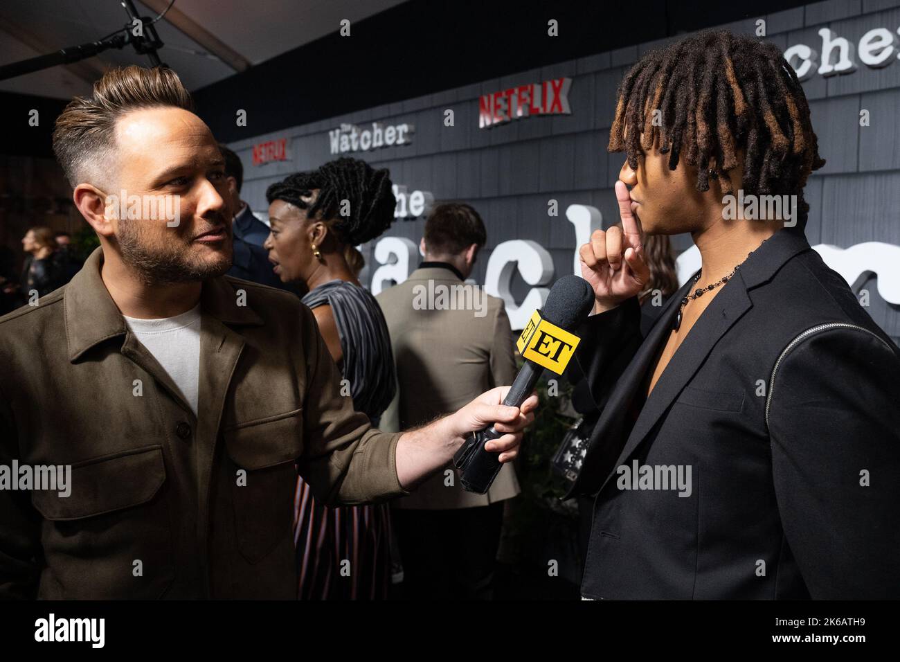 New York, USA. 12th Oct, 2022. Henry Hunter Hall attends the world premiere of “The Watcher” at The Paris Theater in New York, New York, on Oct. 12, 2022. (Photo by Gabriele Holtermann/Sipa USA) Credit: Sipa USA/Alamy Live News Stock Photo