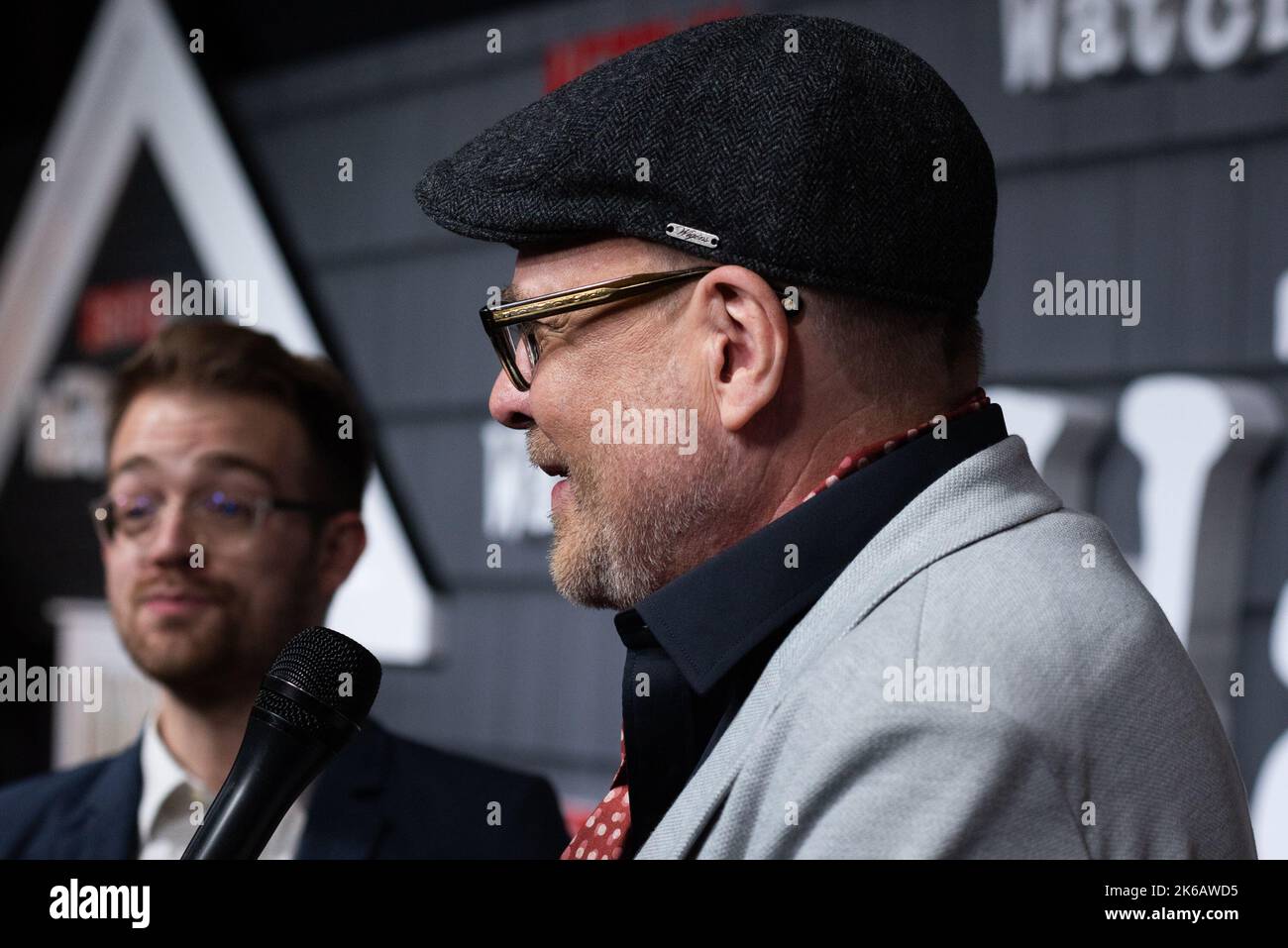 New York, USA. 12th Oct, 2022. Terry Kinney attends the world premiere of “The Watcher” at The Paris Theater in New York, New York, on Oct. 12, 2022. (Photo by Gabriele Holtermann/Sipa USA) Credit: Sipa USA/Alamy Live News Stock Photo