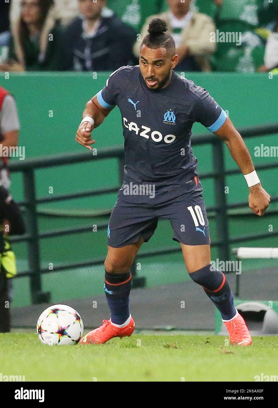 Dimitri Payet of Olympique Marseille during the UEFA Champions League, Group D football match between Sporting CP and Olympique de Marseille on October 12, 2022 at Jose Alvalade stadium in Lisbon, Portugal - Photo: Laurent Lairys/DPPI/LiveMedia Stock Photo