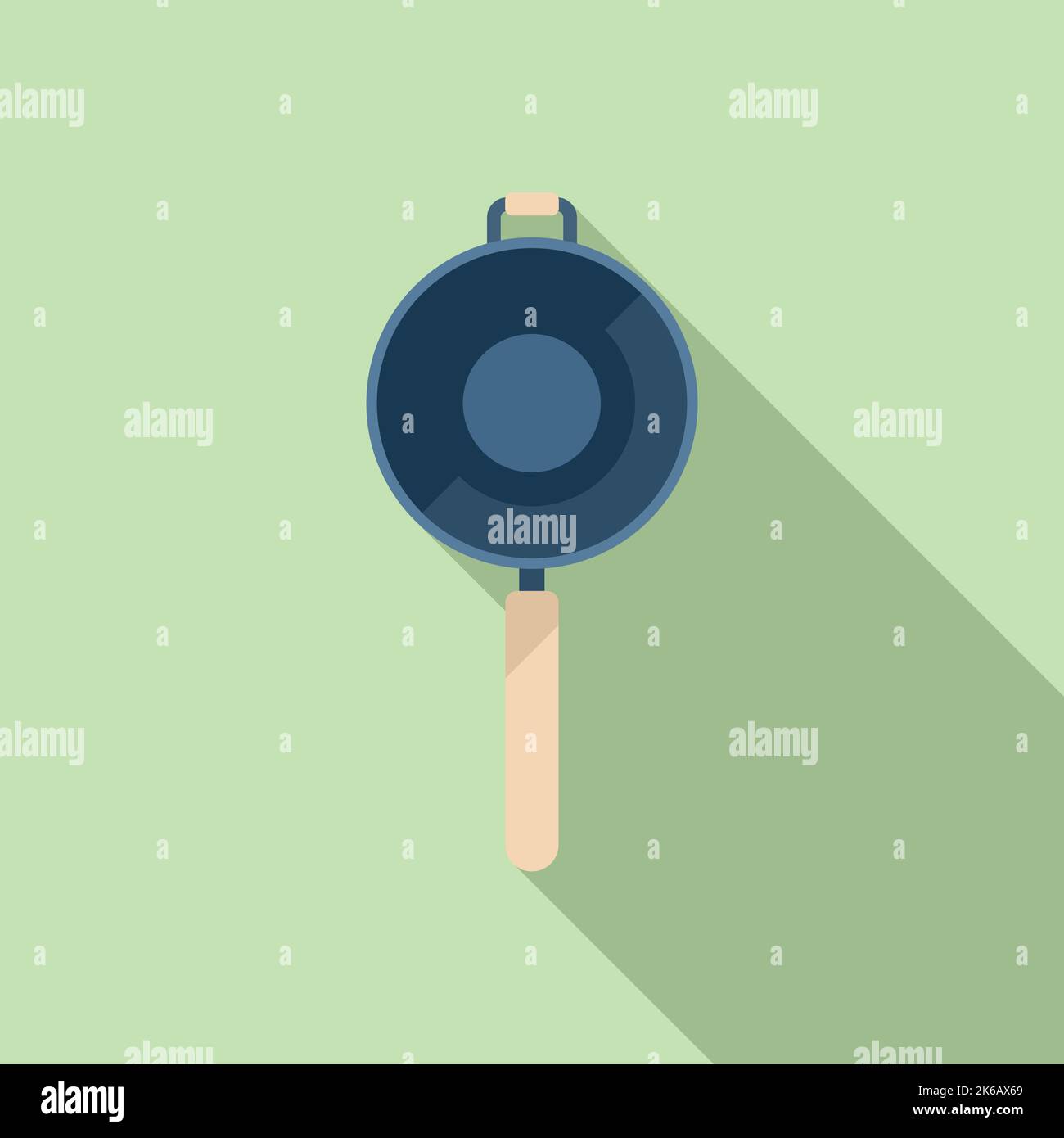 Wok cooked seafood Stock Vector Images - Alamy