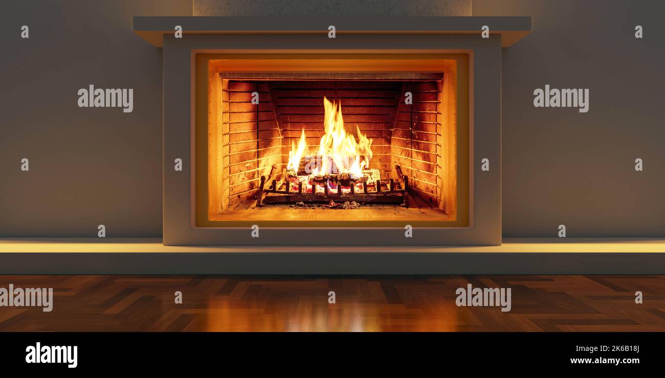 Fier background stock image. Image of house, fireplace - 2160447