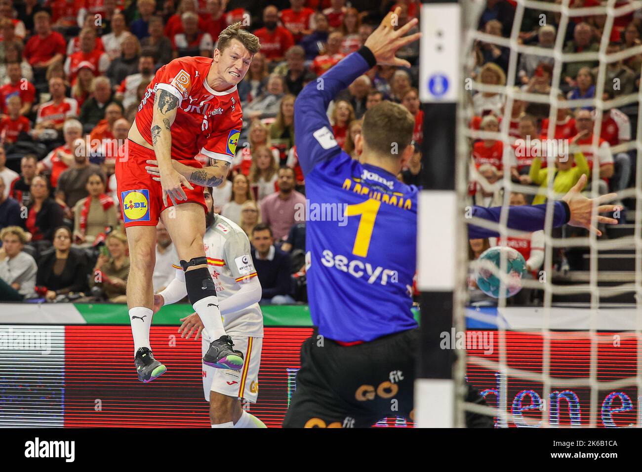 Copenhagen, Denmark. 12th Oct, 2022. Emil Jakobsen (7) of Denmark seen