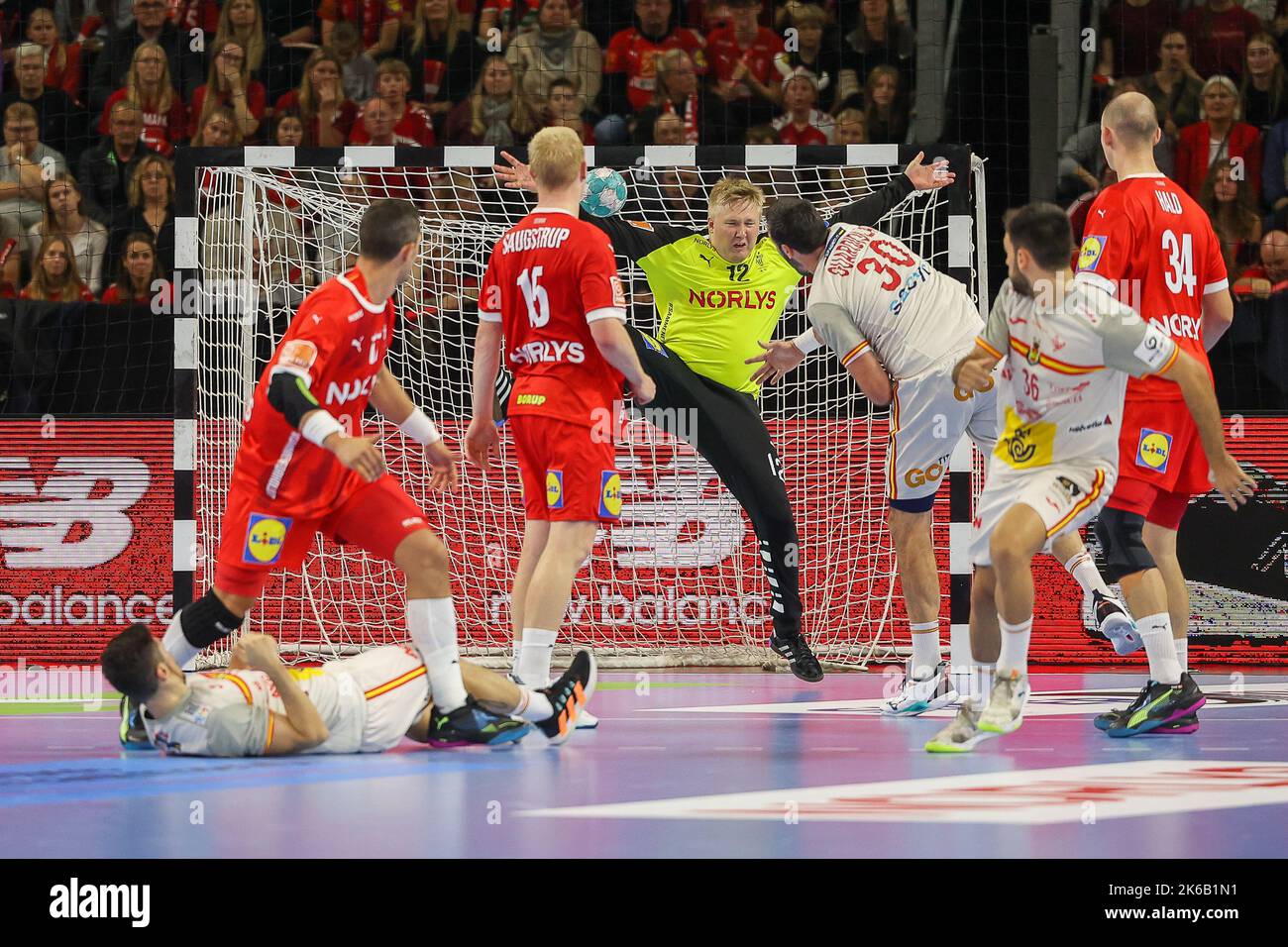 Copenhagen, Denmark. 12th Oct, 2022. Emil Nielsen (12) of Denmark seen