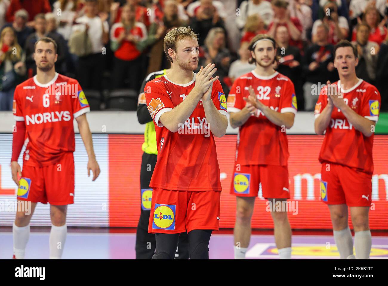 Copenhagen, Denmark. 12th Oct, 2022. Mathias Gidsel (19) of Denmark