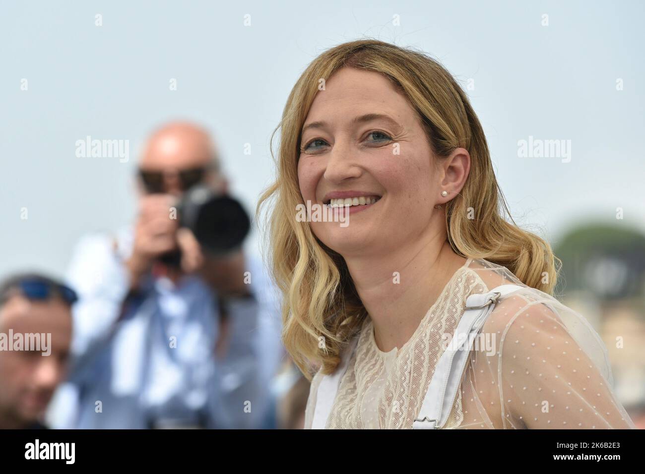 Actress Alba Rohrwacher posing during the photocall of the film “Marcel !” on the occasion of the Cannes Film Festival on May 22, 2022 Stock Photo