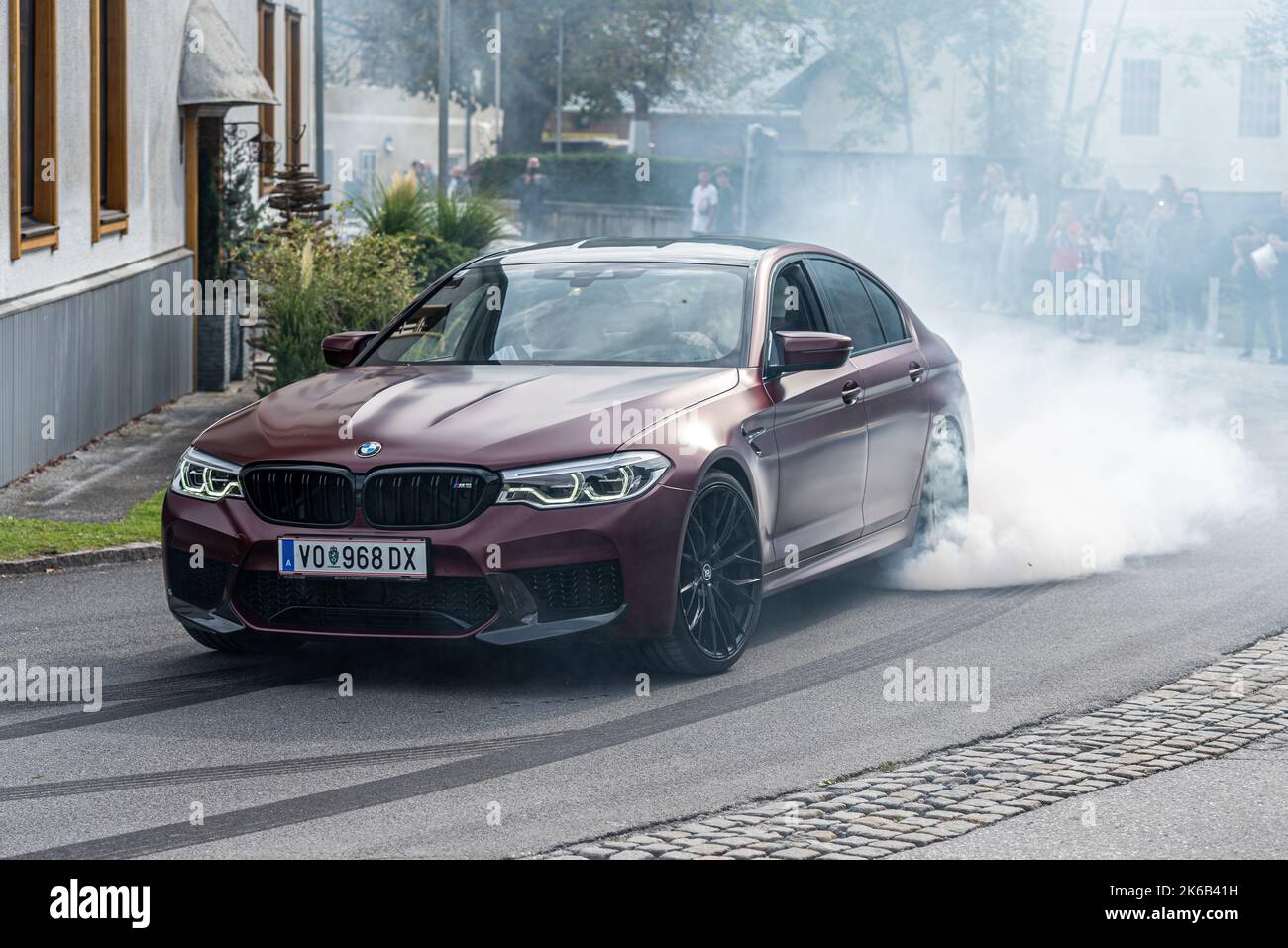 An Event for Car lovers and Tuners in a lile Village in western styria Stock Photo