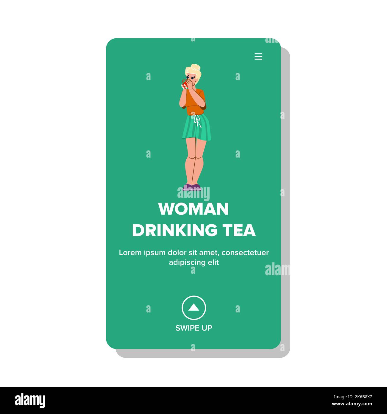 Woman Drinking Tea Vector Stock Vector Image Art Alamy woman-drinking-tea-vector-stock-vector-image-art-alamy