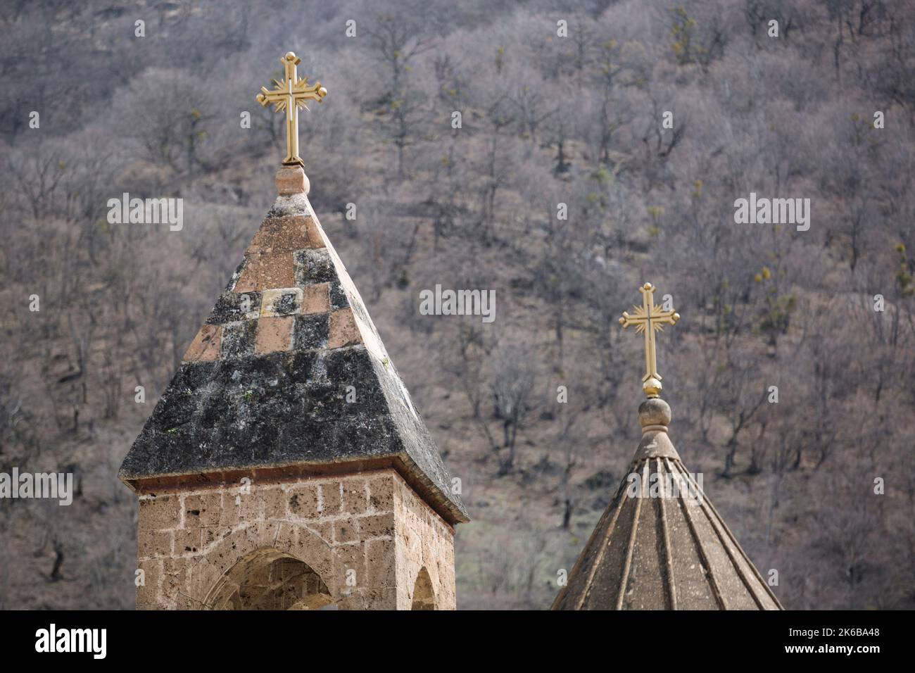 Dadivank monastery, Nagorno-Karabakh (Artsakh) republic Stock Photo