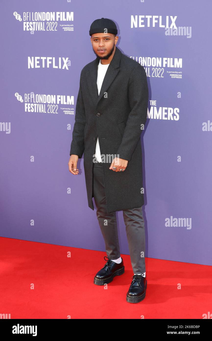 Elum Rashid Elmi Rashid Elmi attends the film premiere for 'The Swimmers' during ...