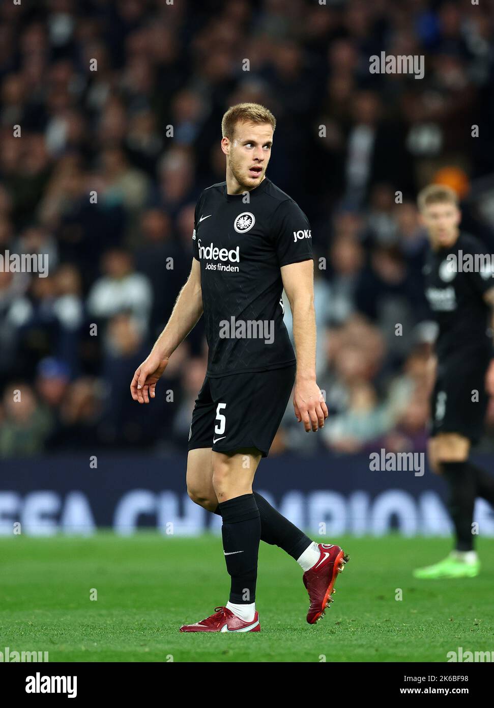 London, UK. 12th Oct, 2022. Hrvoje Smolčić of Eintracht Frankfurt ...