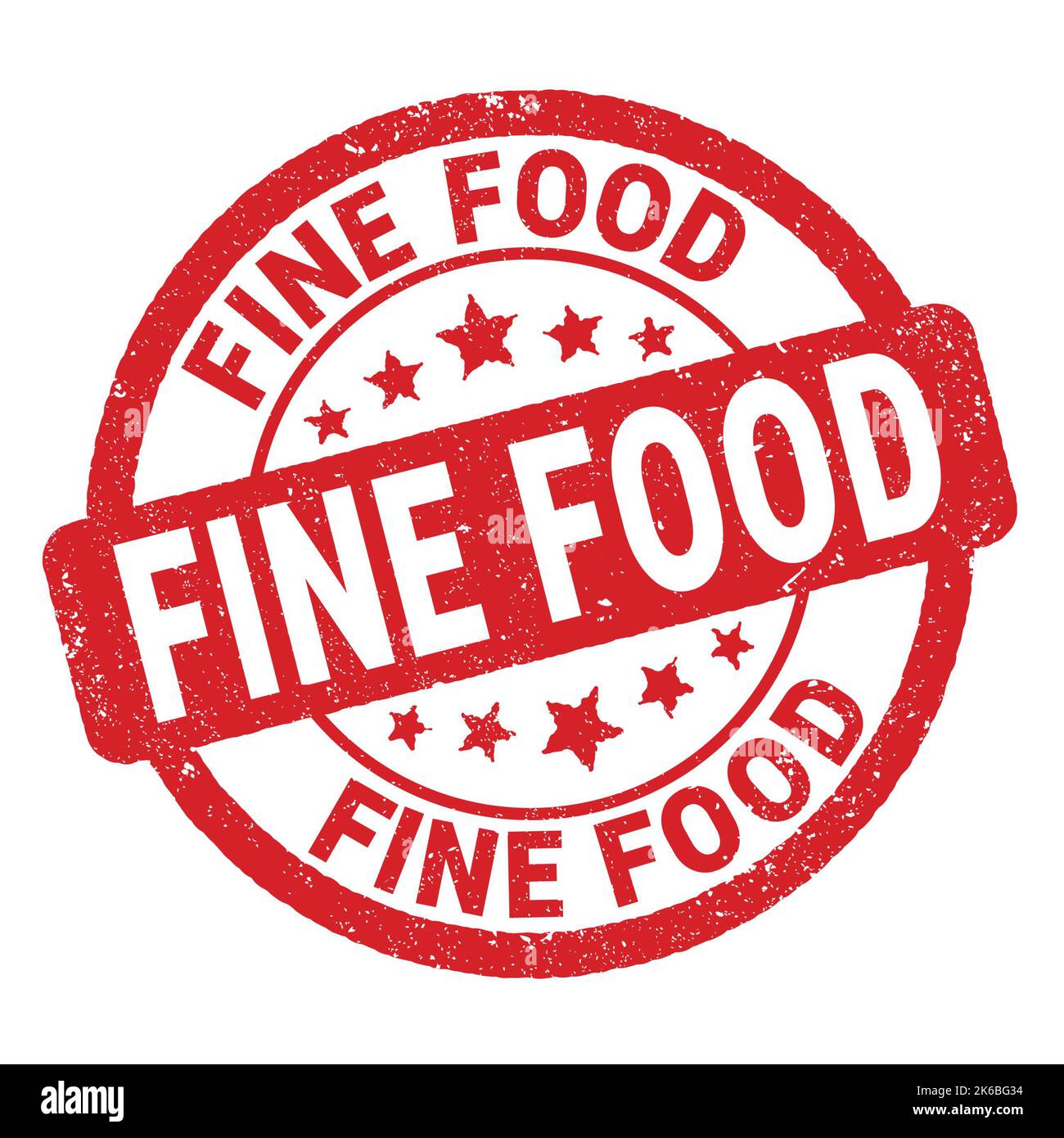 FINE FOOD text written on red grungy stamp sign Stock Photo Alamy