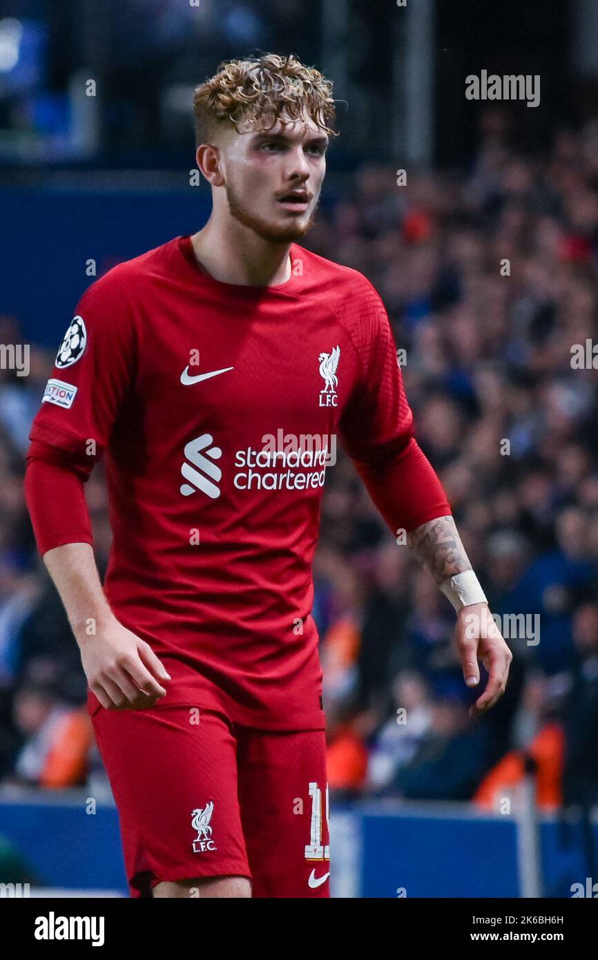 October 12, 2022 Harvey Elliott of Liverpool During the mens Champions