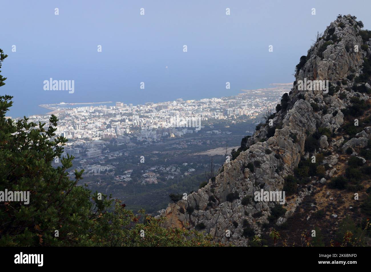 St Hilarion Castle, Turkish Republic of Northern Cyprus Stock Photo