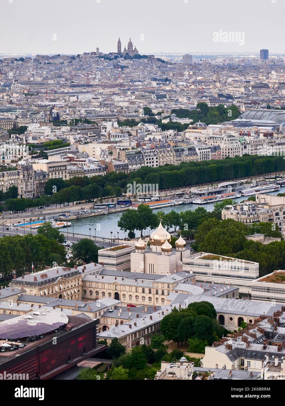 Paris (France) panoramic view of the city from the Eiffel Tower
