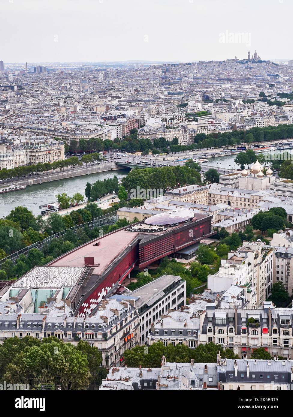 Paris (France) panoramic view of the city from the Eiffel Tower