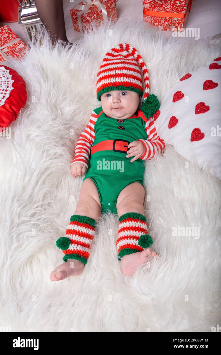 Newborn baby cheap elf outfit
