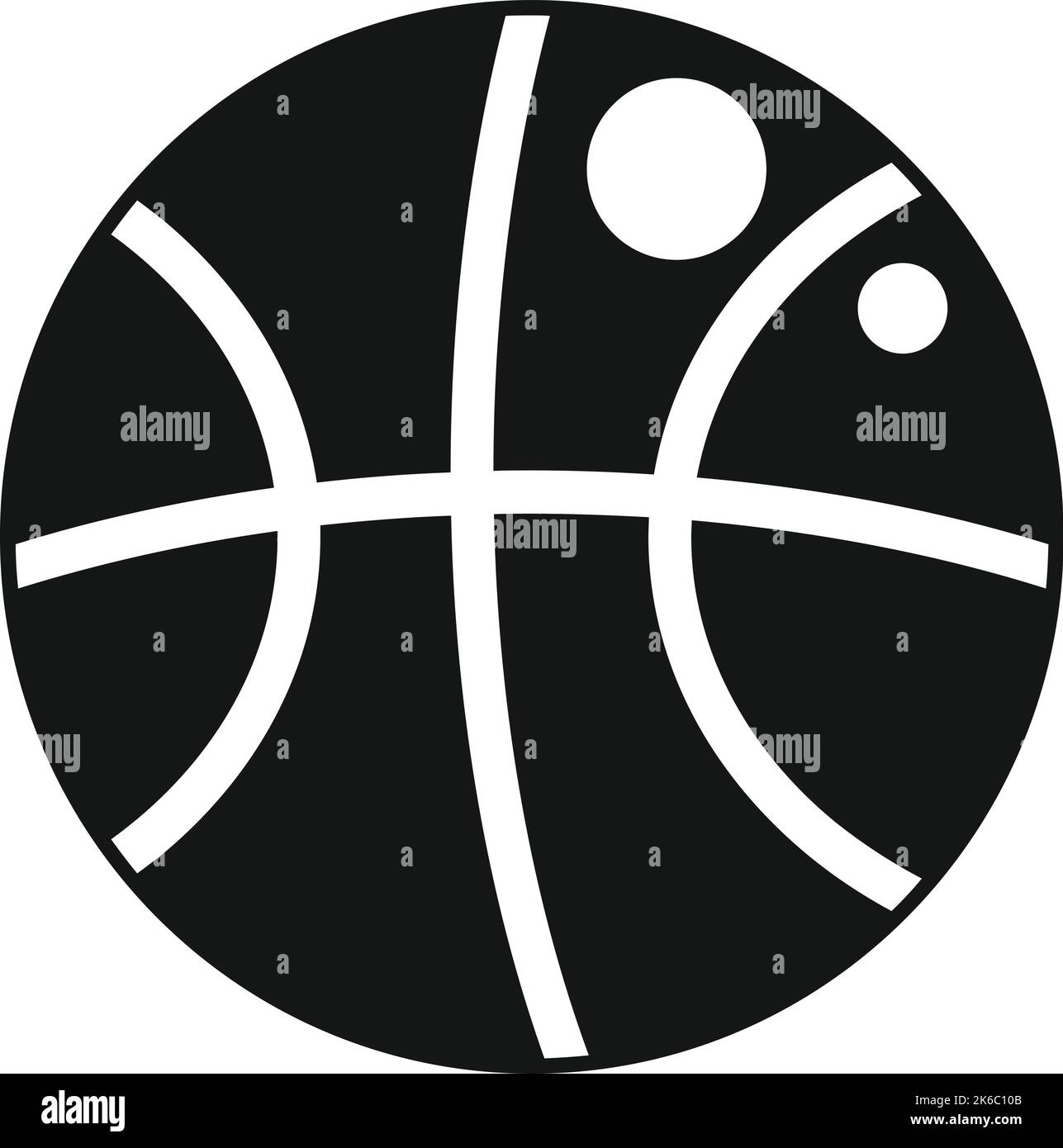 Basketball ball icon simple vector. Gym sport. Bar fun Stock Vector
