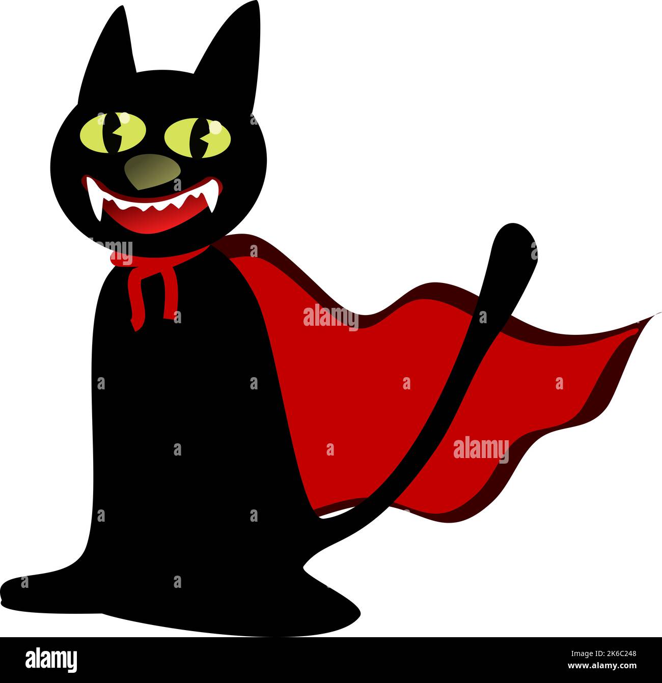 Image of kitty Dracula with mantle Stock Photo Alamy