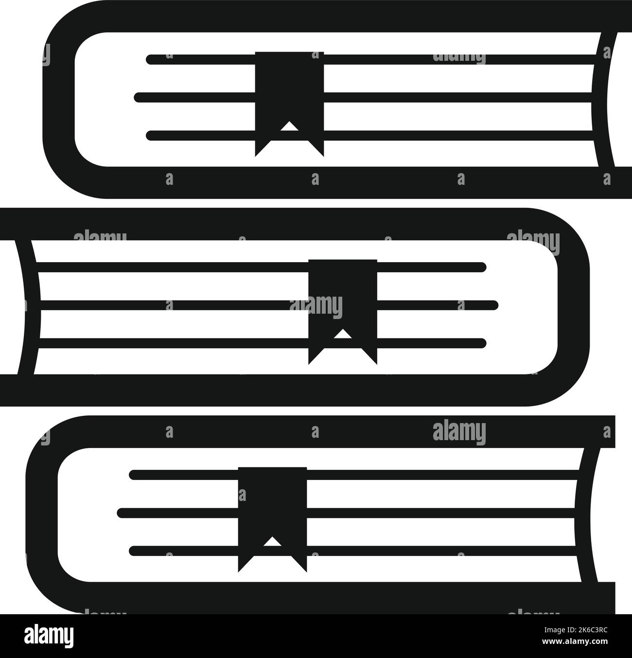 Book stack icon simple vector. Sustainable development. Earth industry ...