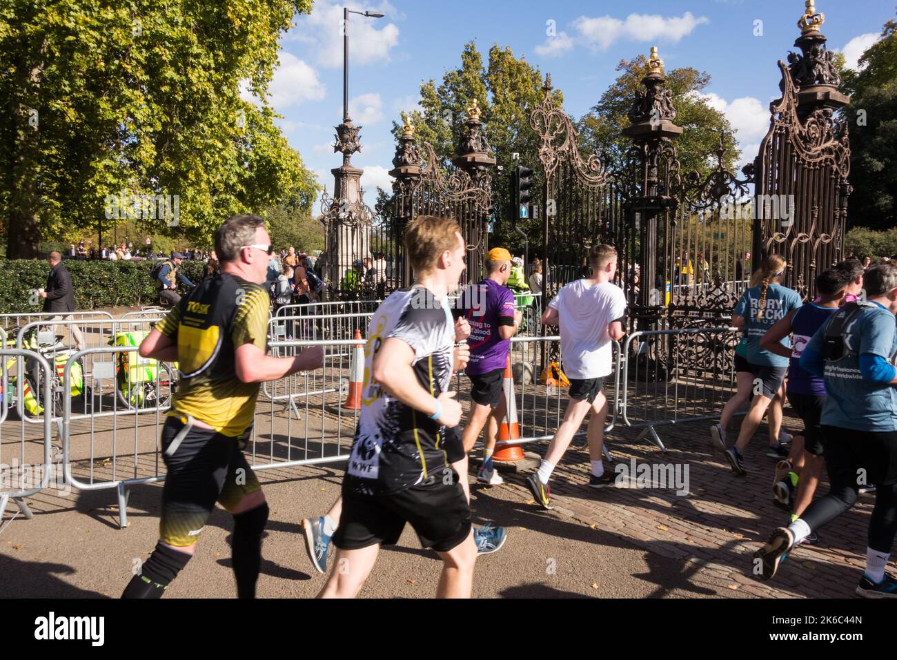 Runners participating in the Royal Parks Half Marathon, South Carriage