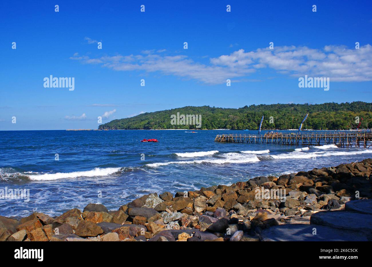 Pantai Pangandaran Beach, Ciamis, West Java, Indonesia Stock Photo - Alamy
