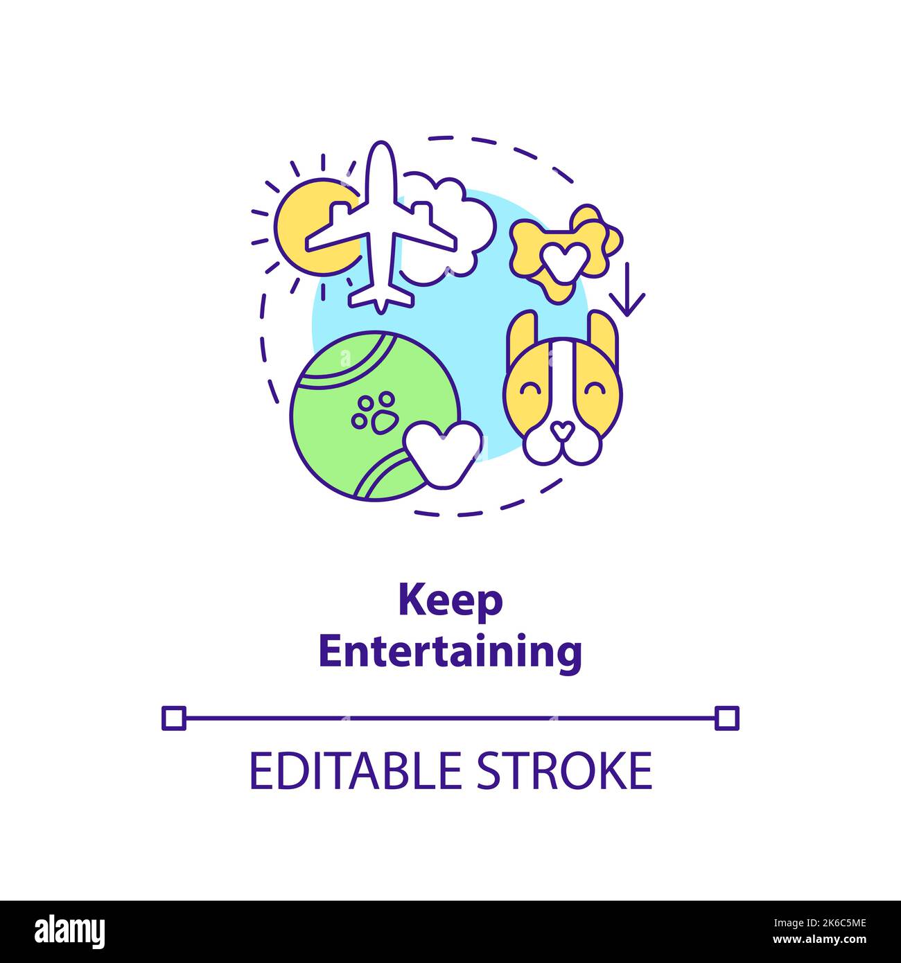 Entertaining pets Stock Vector Images Alamy