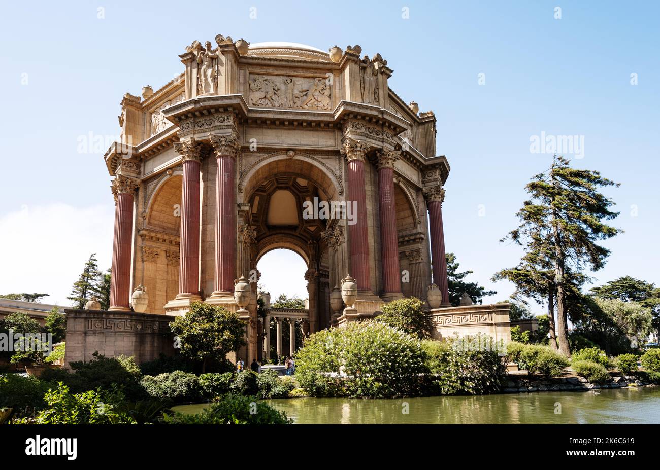 palace of fine arts, San Francisco, California Stock Photo