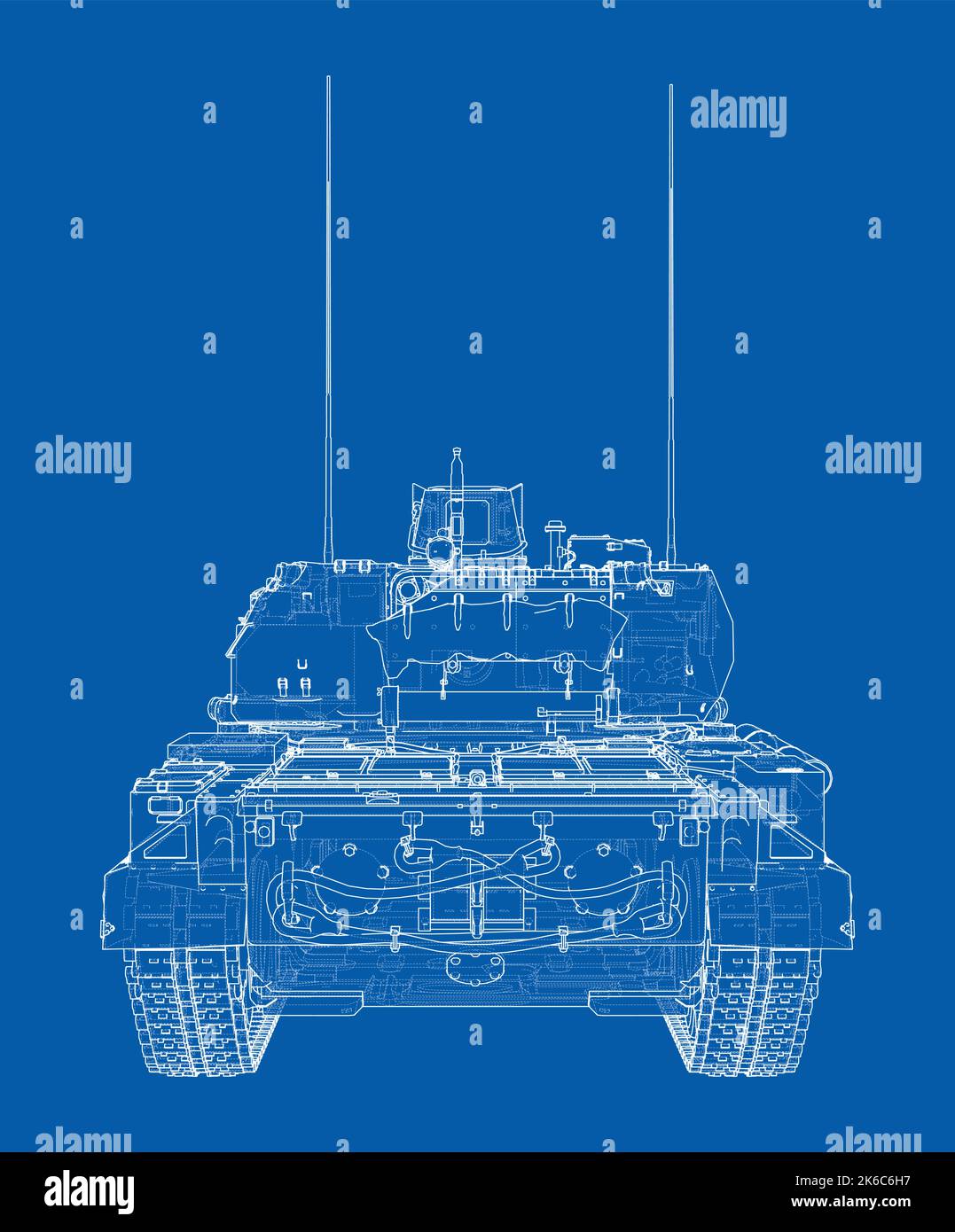 Tank. Vector rendering of 3d Stock Vector Image & Art - Alamy