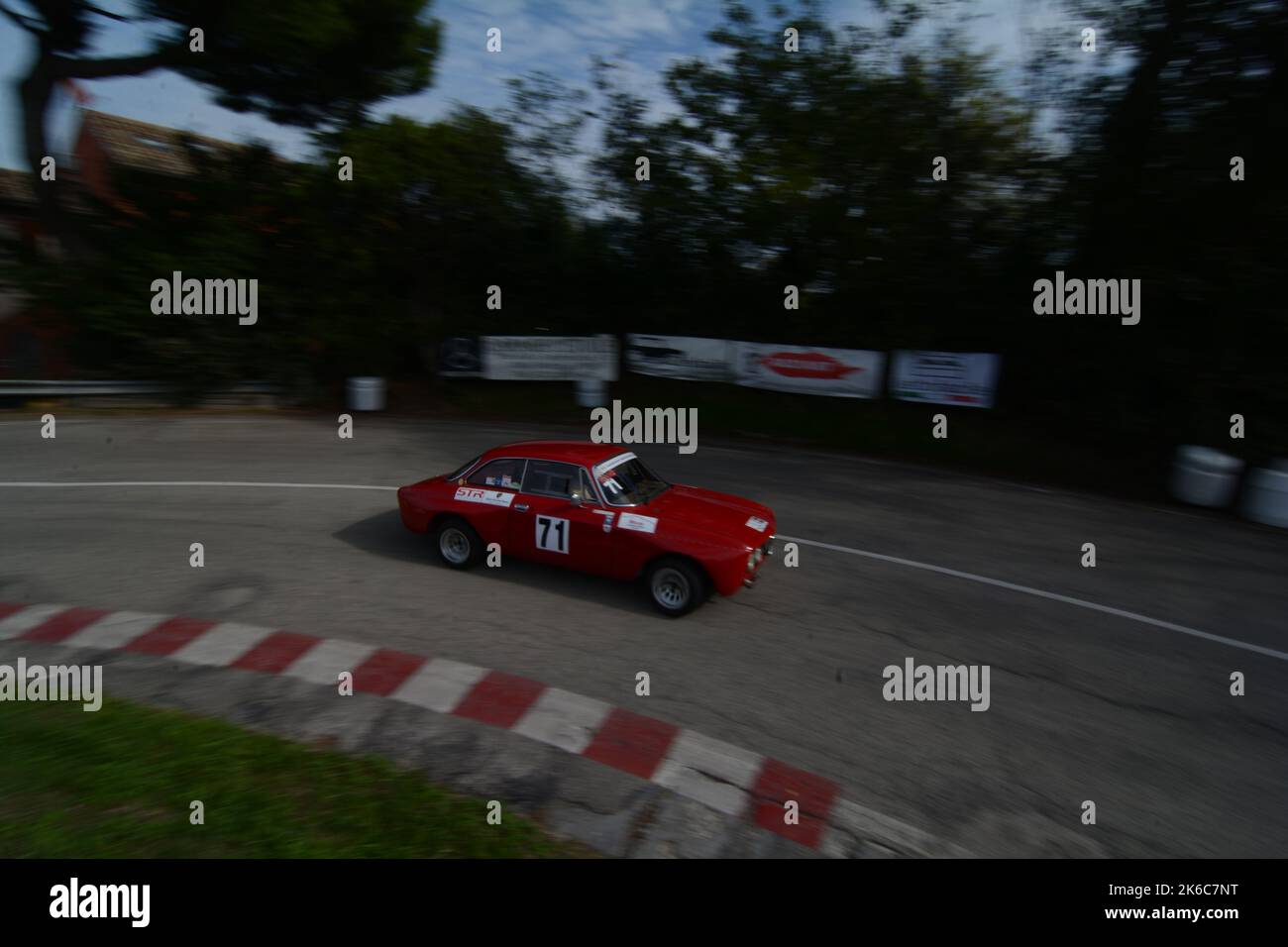 PESARO - ITALY - OTT 09 - 2022 : rally of classic cars ALFA ROMEO GT ...