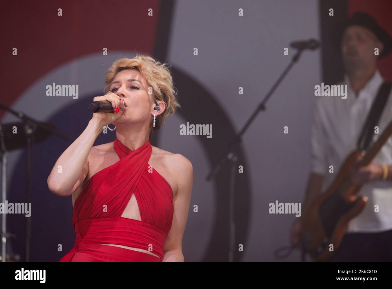 stine-bramsen-singing-at-concert-at-nibe-festival-stock-photo-alamy