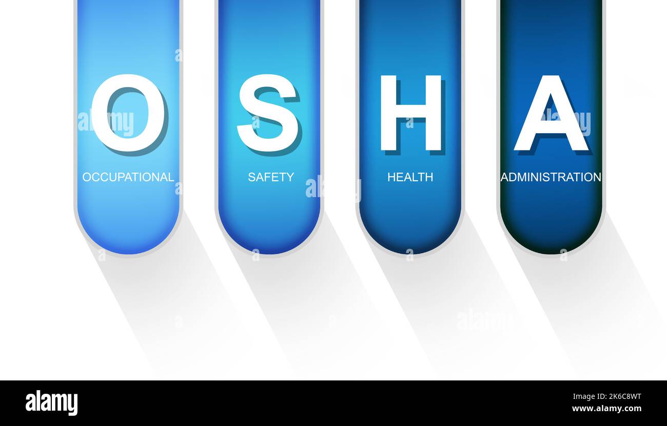 OSHA as Occupational Safety and Health Administration acronym isolated