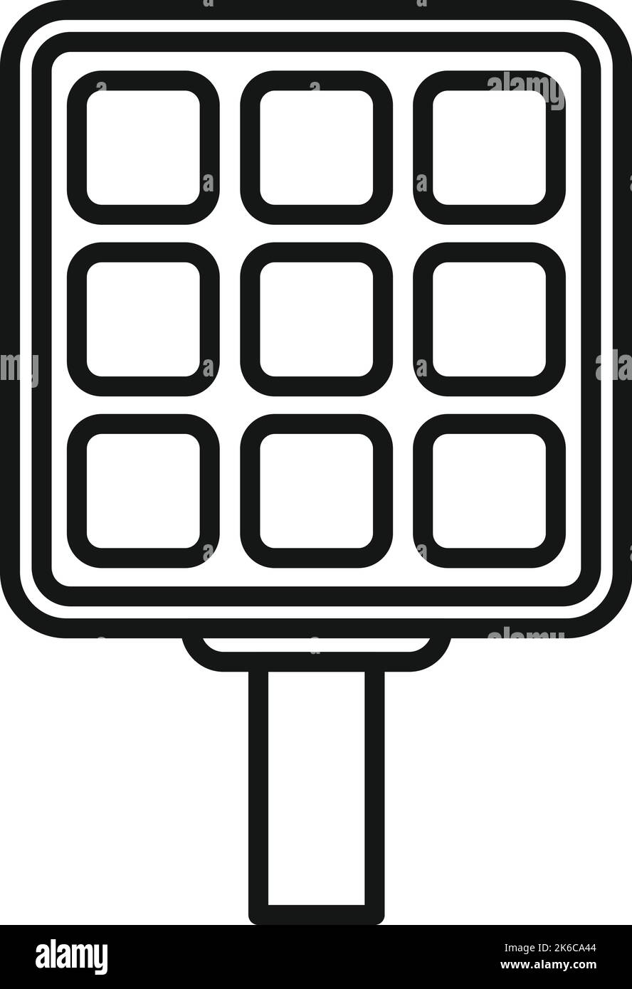 Solar panel icon outline vector. Digital home. Money care Stock Vector ...