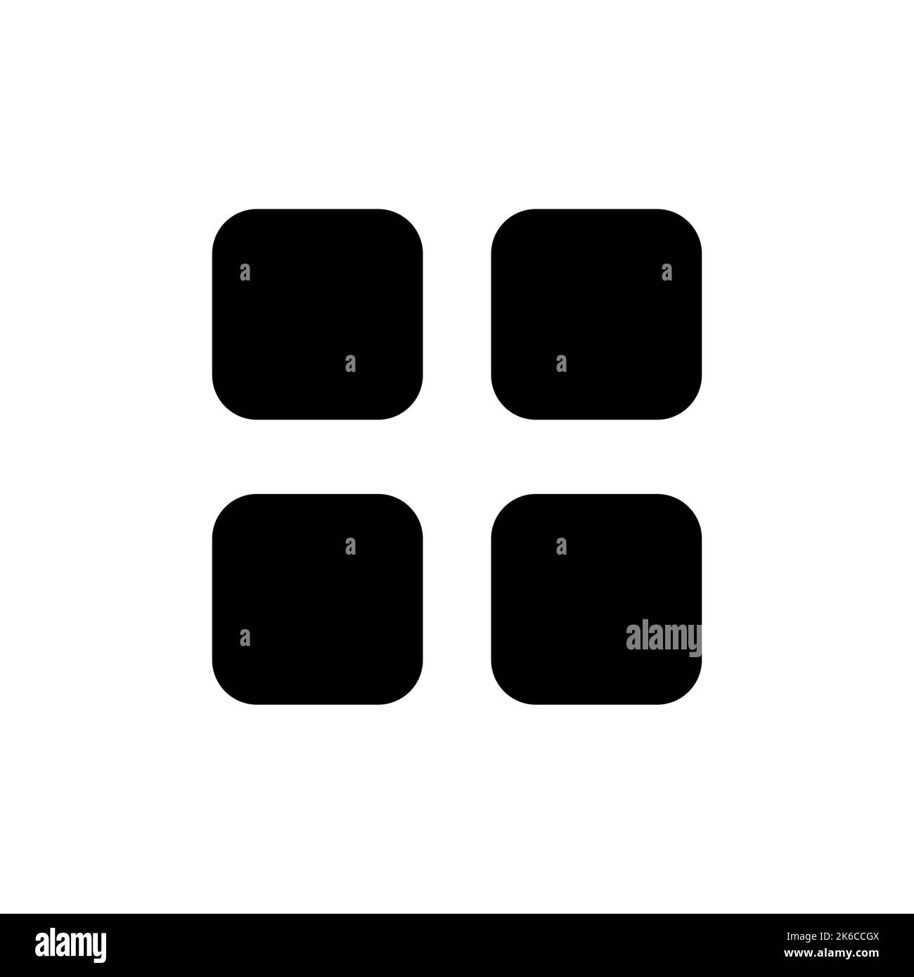 Mobile app menu black glyph ui icon Stock Vector Image & Art - Alamy