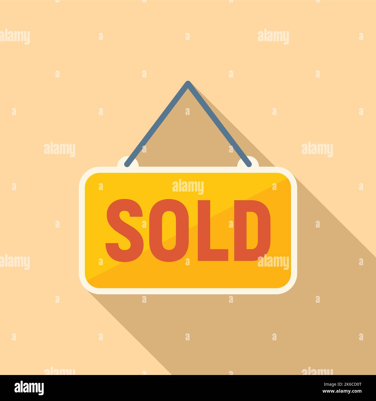 Sold board icon flat vector. Secret service. Call center Stock Vector ...