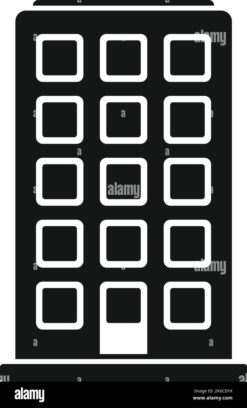 Building agent icon simple vector. Service support. Call center Stock ...