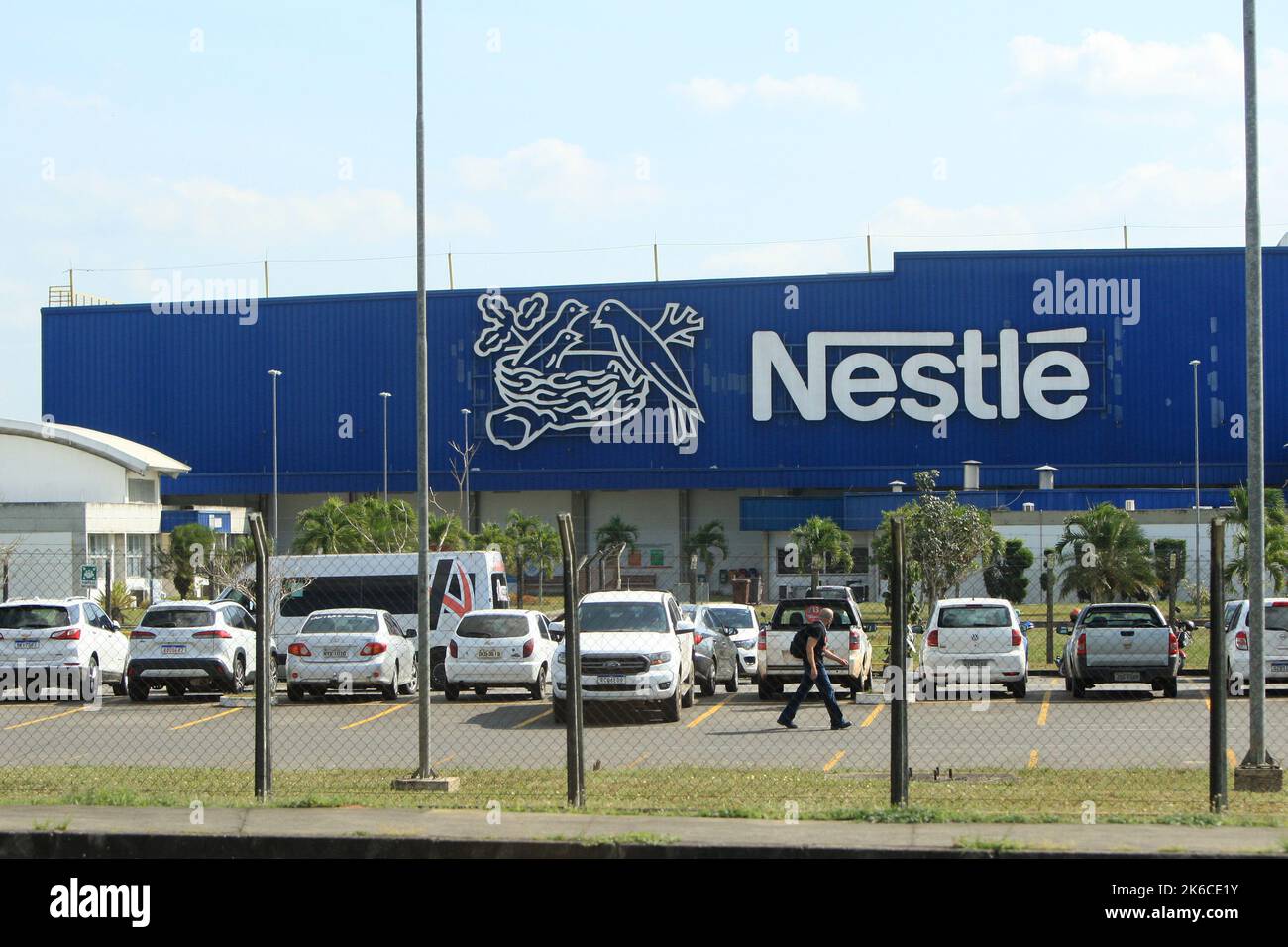 feira de santana, bahia, brazil - october 8, 2022: Nestle factory in the city of Feira de Santana. Stock Photo
