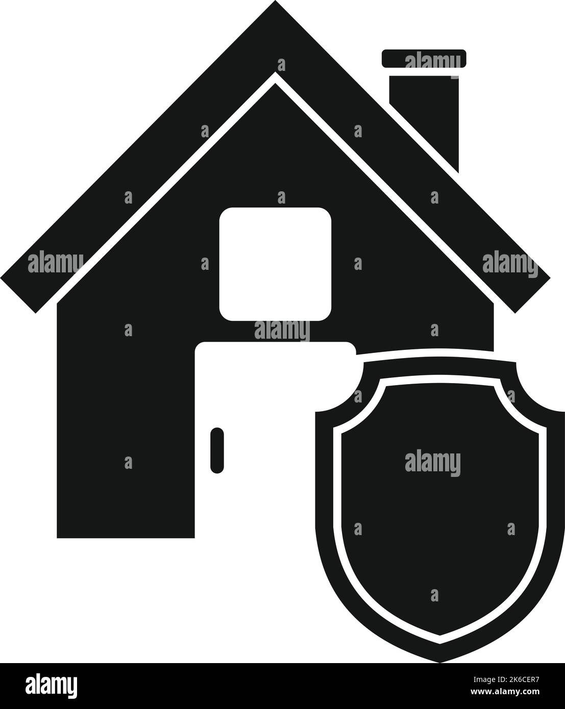 House seller icon simple vector. Service support. Hotline contact Stock ...