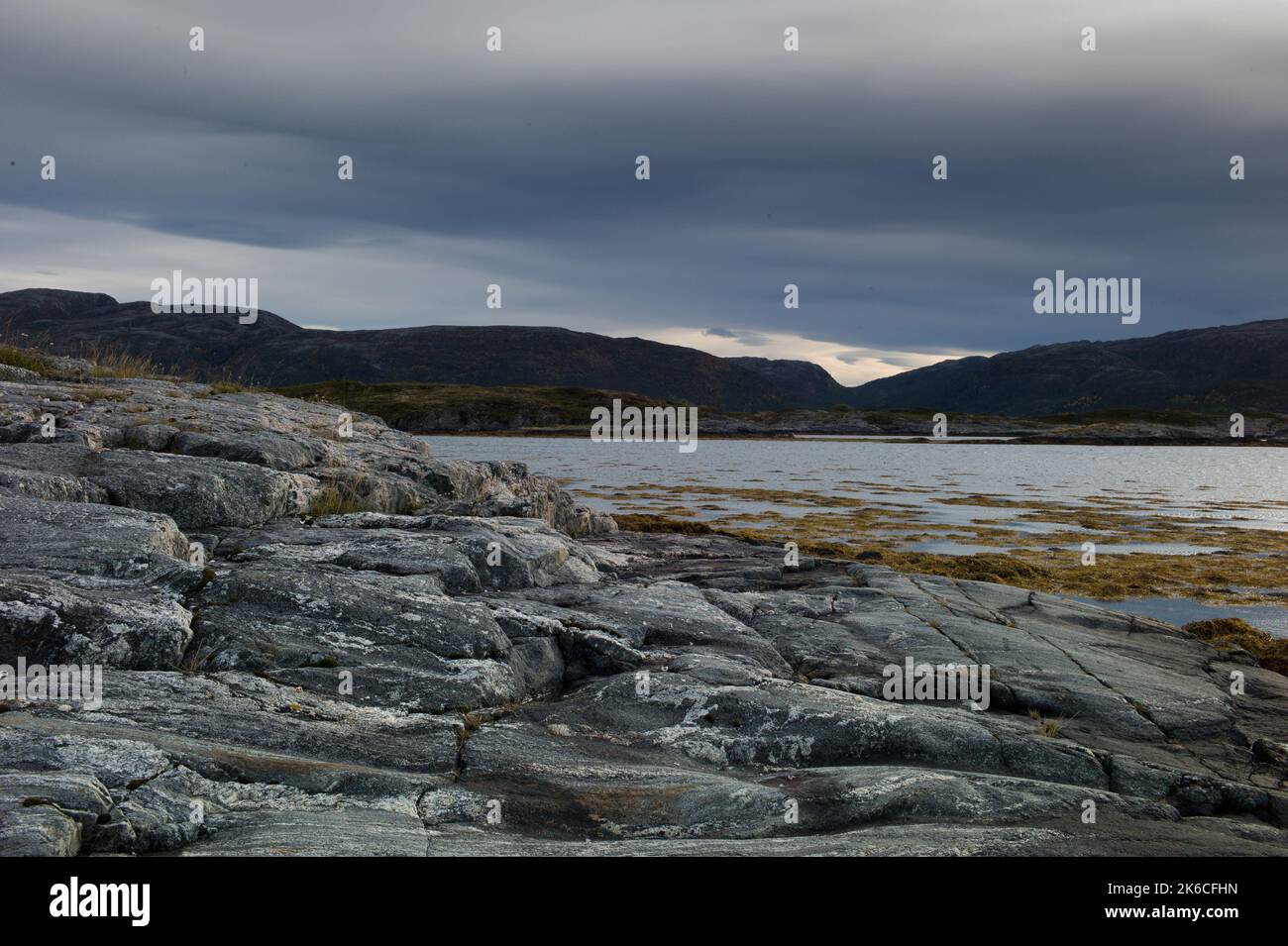 Scenes of Jøa, an island in the municipality of Namsos, Norway Stock Photo
