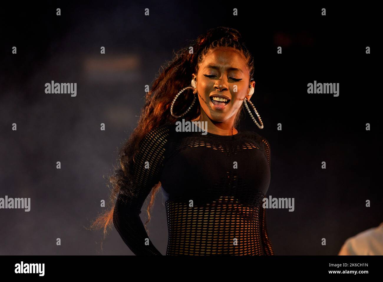 black eyed peas with j.rey soul playing show at nibe Stock Photo Alamy