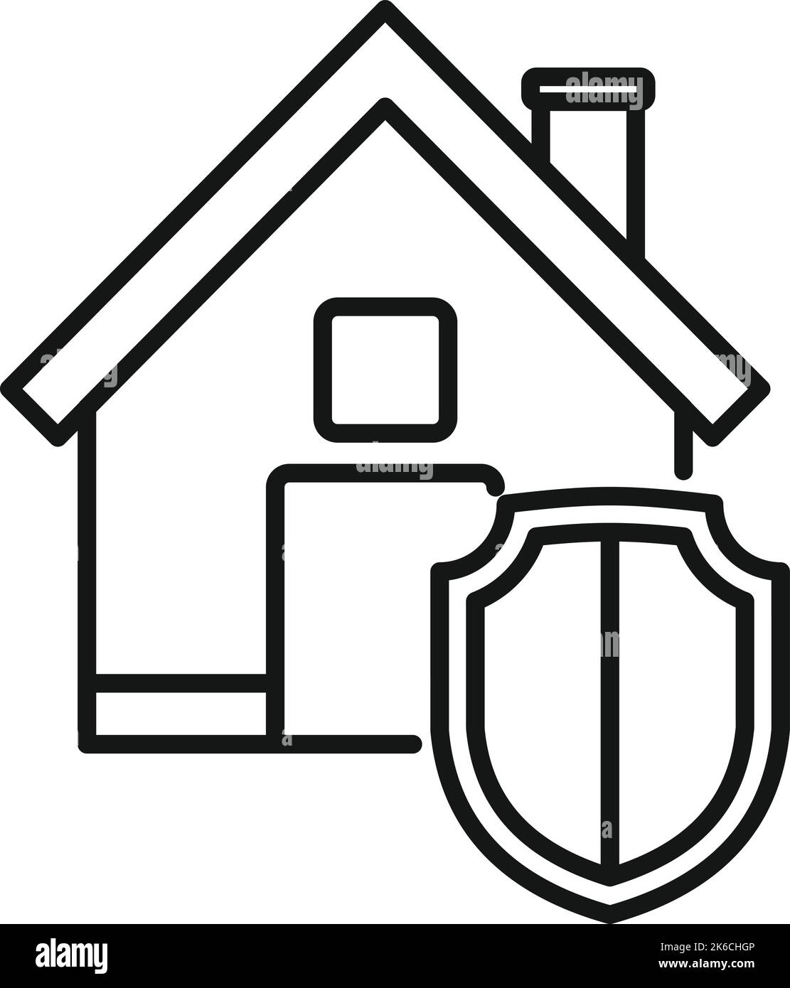 House seller icon outline vector. Service support. Hotline contact ...